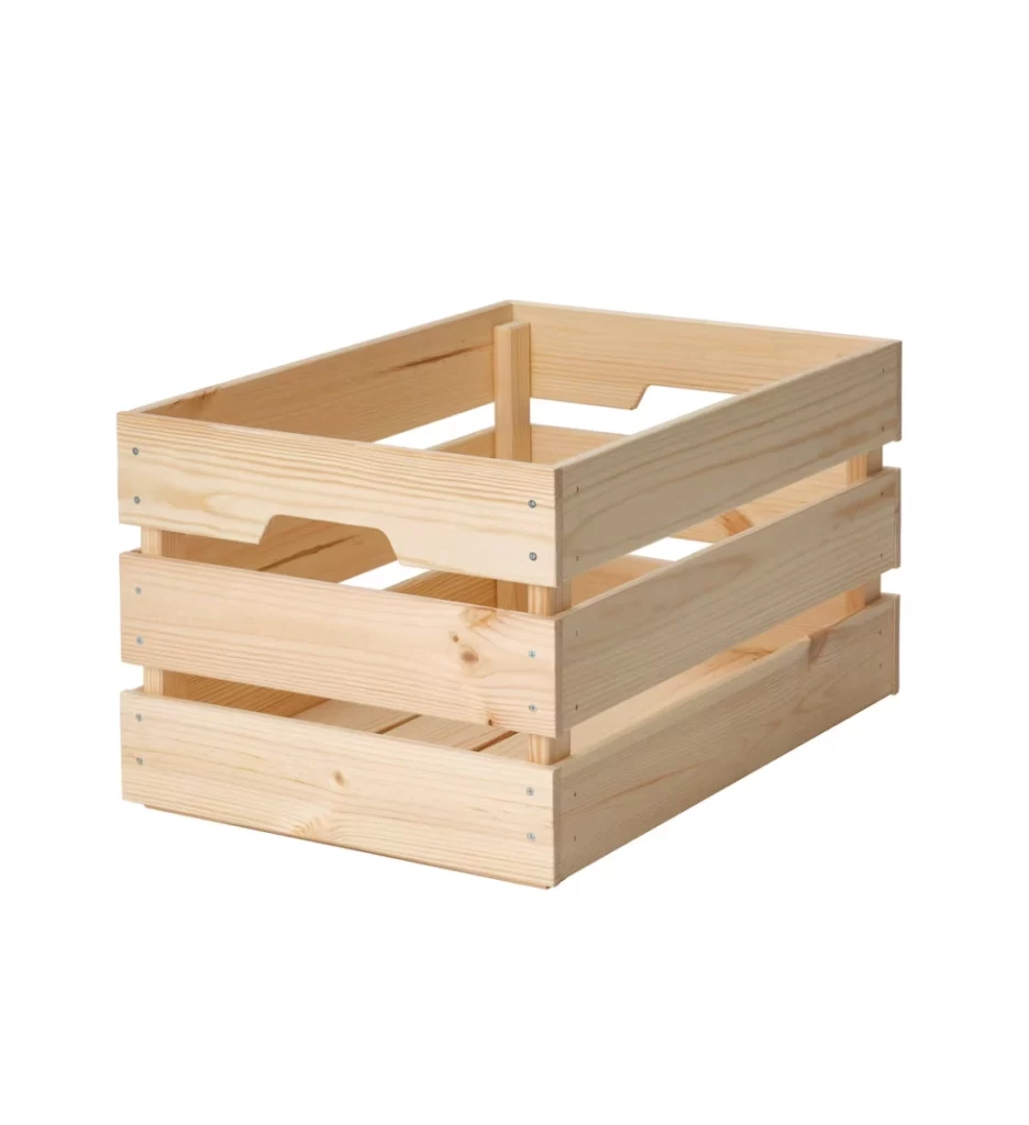 Petite caisse en bois à louer