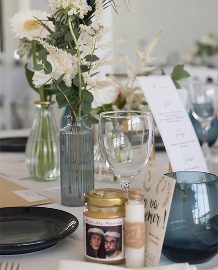 Location soliflore bleu pour votre événement en Vendée